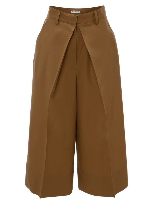 

Укороченные широкие брюки JW Anderson Camel