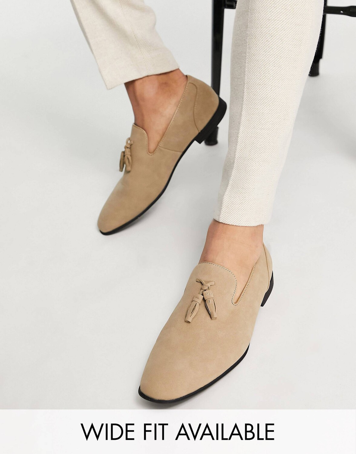 

Лоферы из искусственной замши ASOS DESIGN