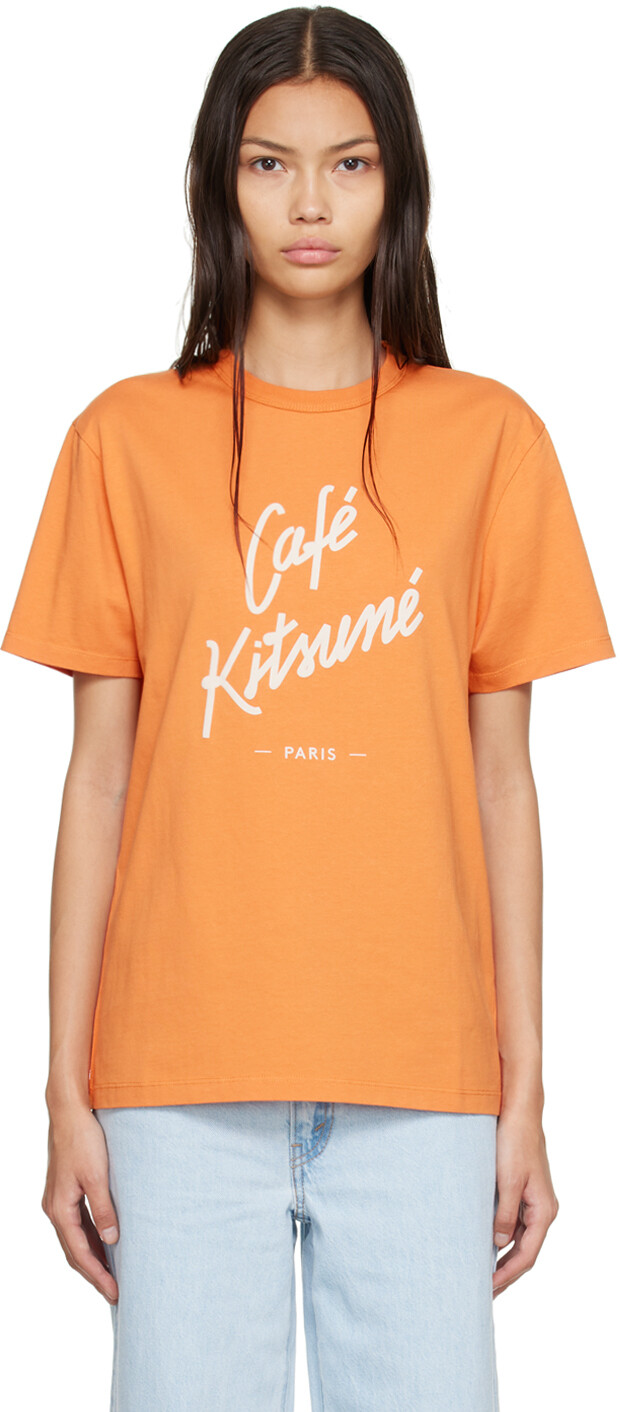 

Классическая футболка Orange Cafe Kitsune Maison Kitsuné