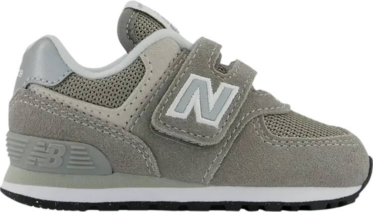 

Кроссовки New Balance 574 Hook & Loop Toddler Wide 'Core Pack - Grey', серый