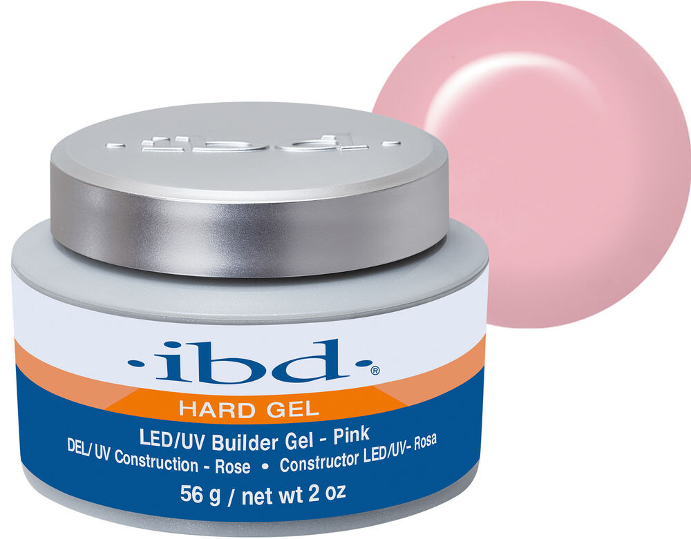 

IBD Строительный гель Hard Builder Gel LED/UV Розовый 56г