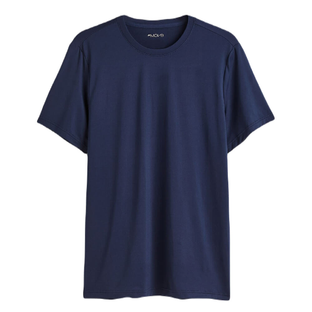 

Футболка H&M Regular Fit Sports, темно-синий