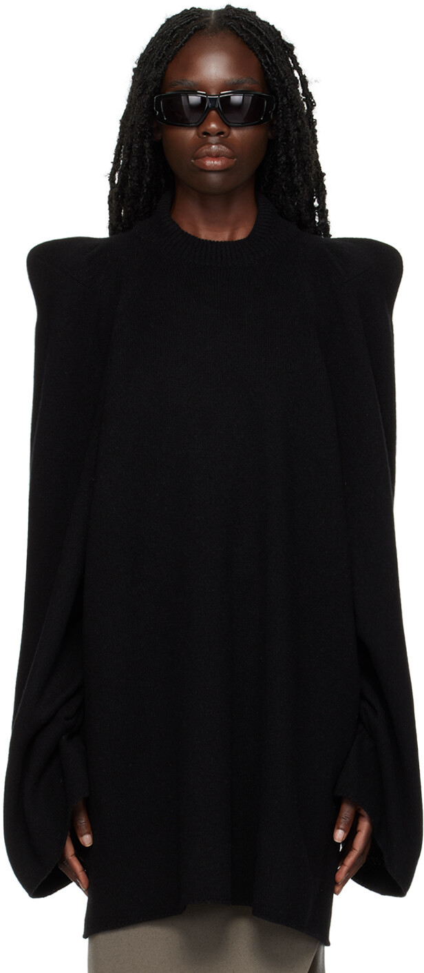 

Черный технический свитер Rick Owens