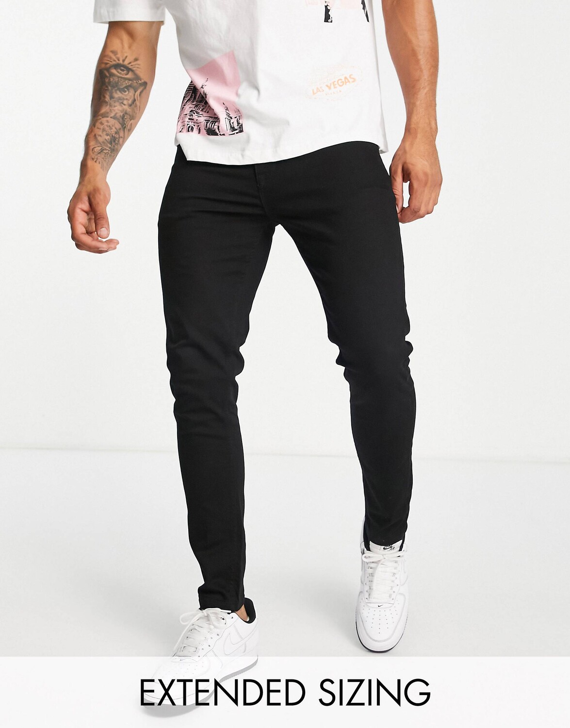 

Черные джинсы скинни ASOS DESIGN