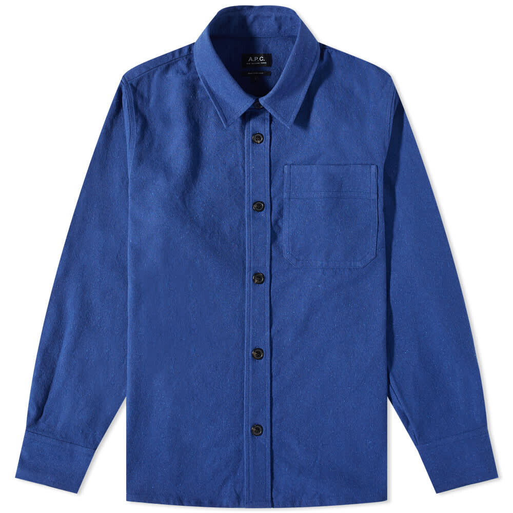 

Basile Overdyed Overshirt A.P.C., Синий