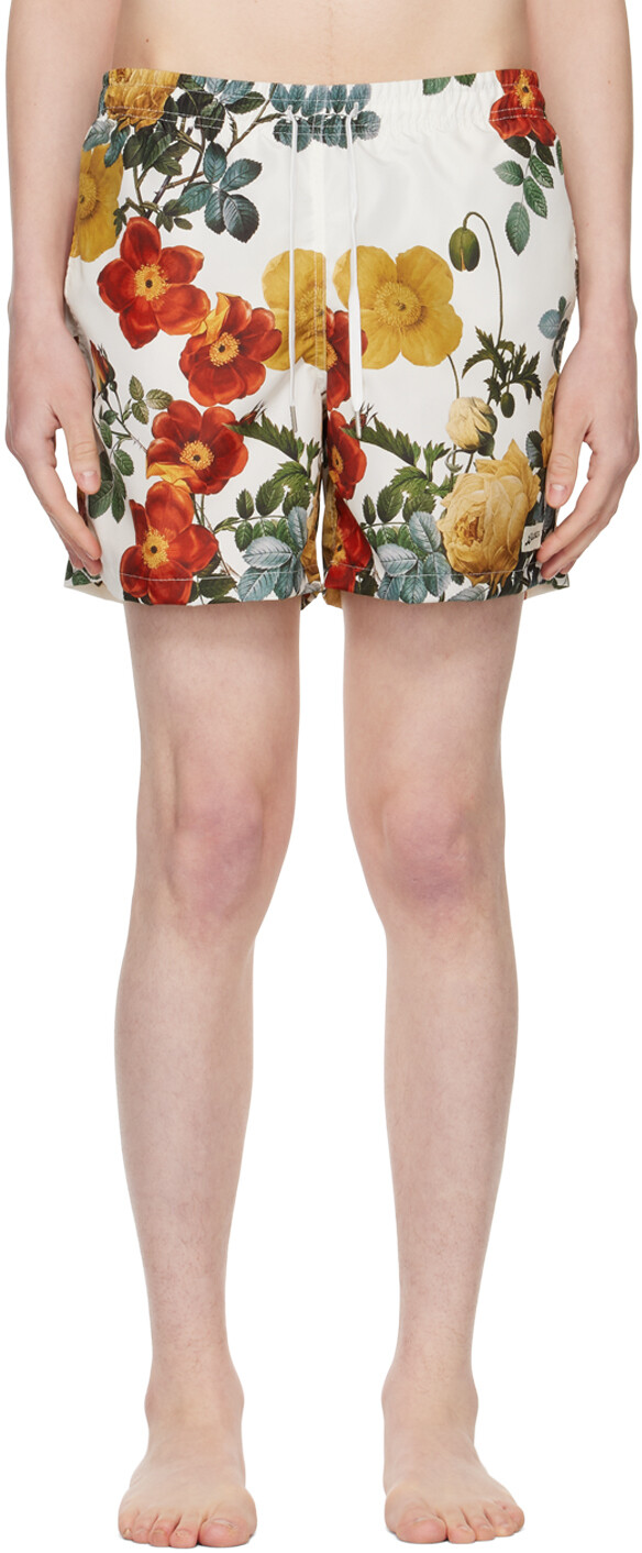 

Шорты для плавания Off-White с кулиской Bather