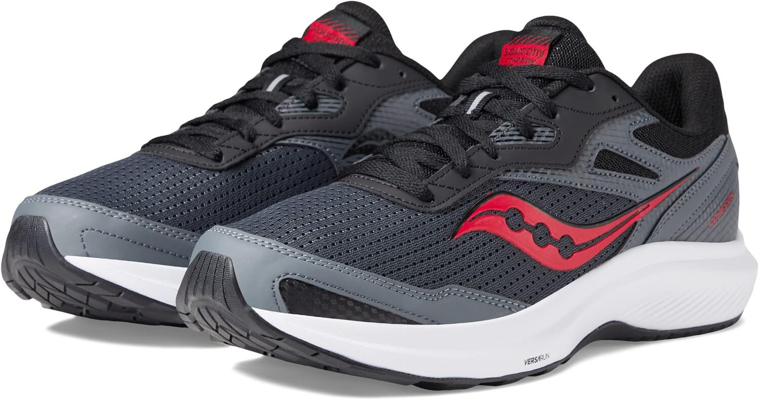 

Кроссовки Cohesion 16 Saucony, цвет Shadow/Red Sky