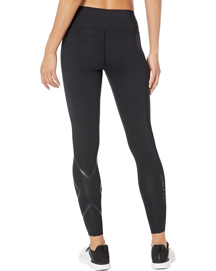 

Брюки 2XU Force Mid-Rise Compression Tights, цвет Black/Nero