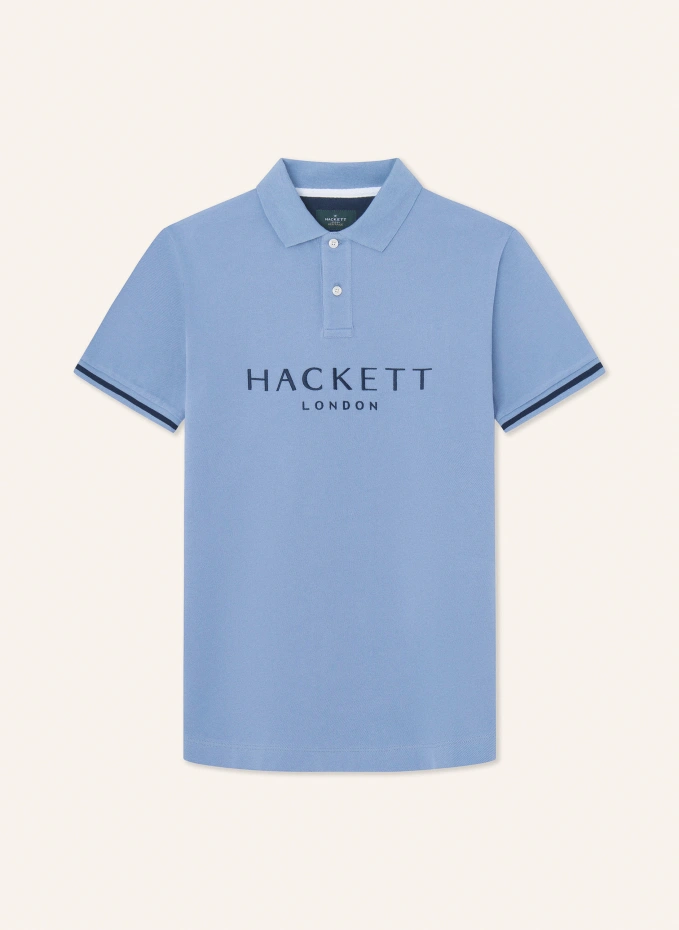 Рубашка-поло heritage classic polo Hackett London, синий