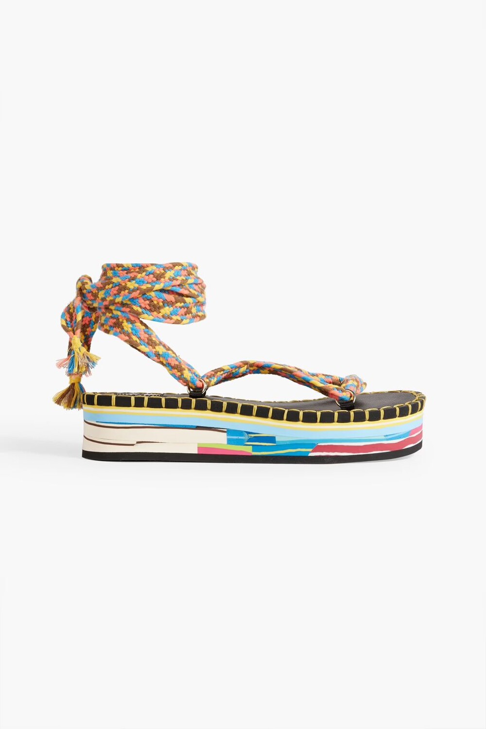 

Босоножки Lou на платформе с плетеным шнуром Chloé, многоцветный