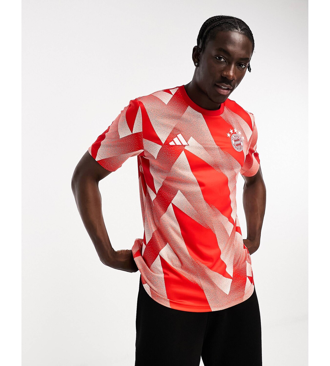 

Белая футболка из джерси adidas Football fc Bayern Munich adidas performance, Белый