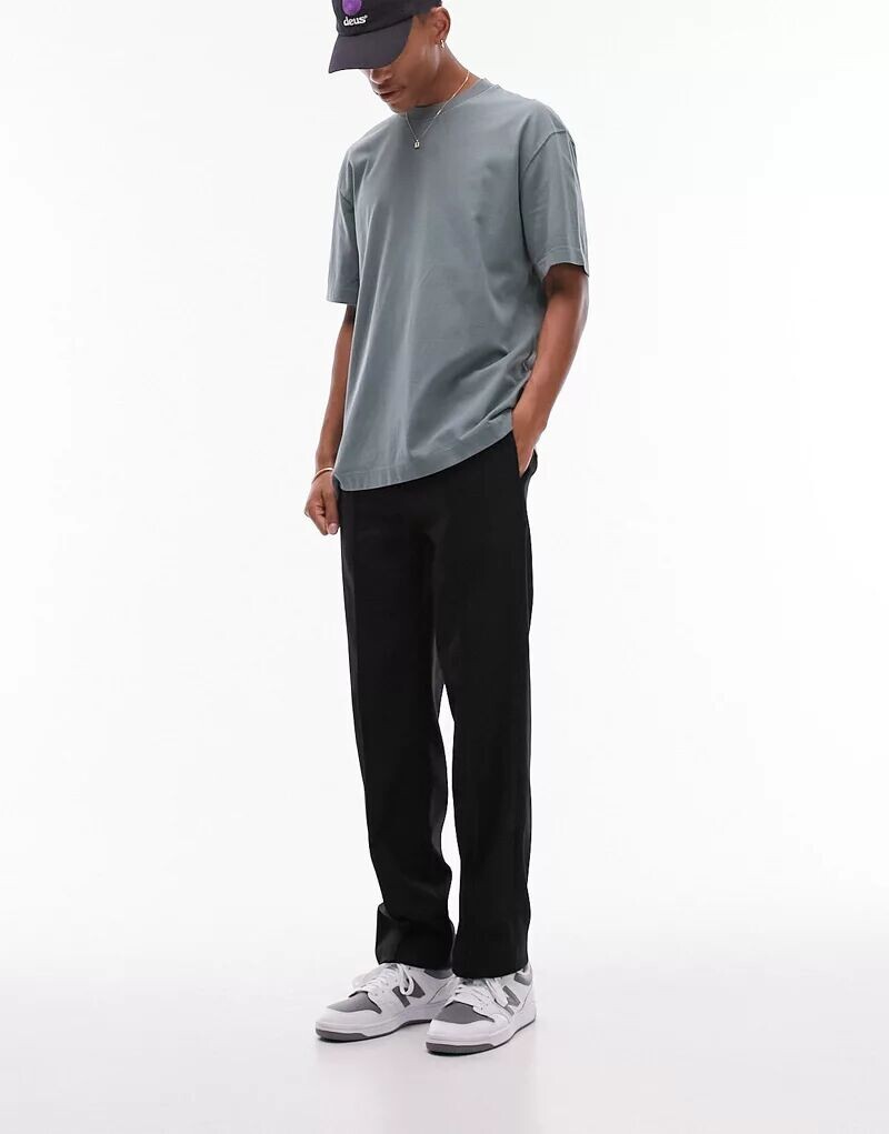 

Зеленая футболка оверсайз Topman