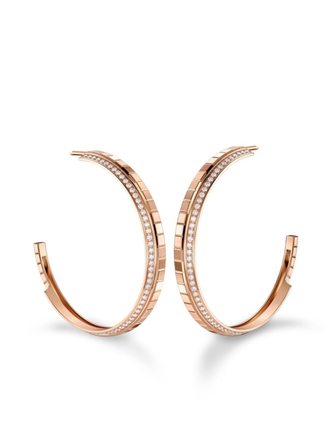 

Серьги Ice Cube из розового золота с бриллиантами Chopard, розовый
