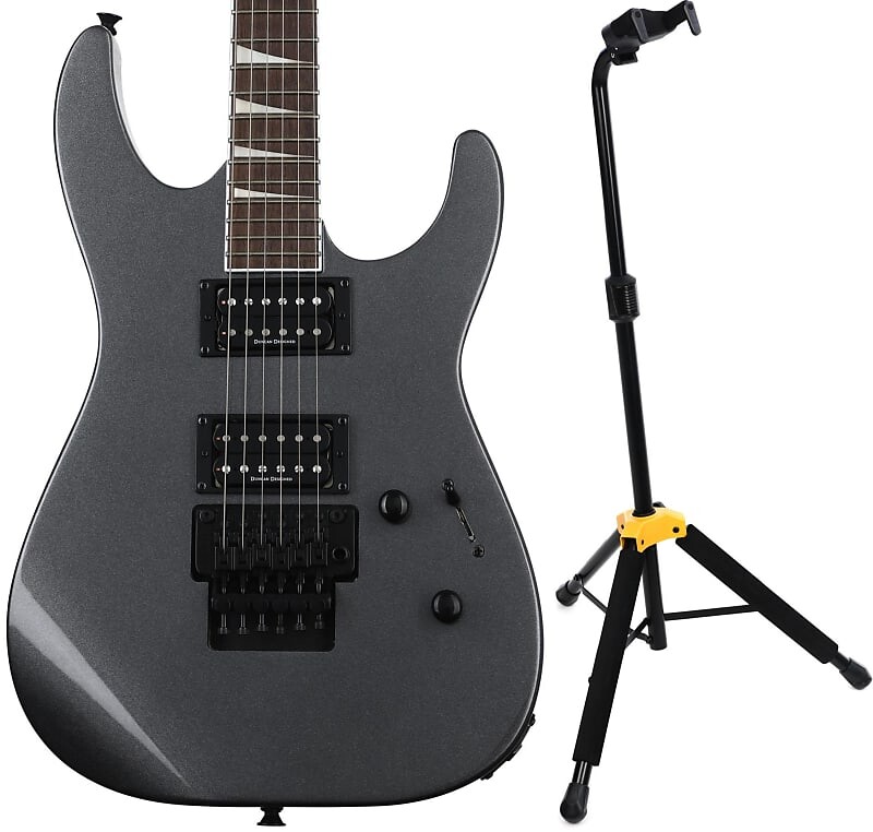 

Jackson X Series Soloist SLX DX — комплект Granite Crystal с подставками Hercules GS414B PLUS для одной гитары с системой автоматического захвата Jackson + Hercules Stands 2919914554=1 GS414B PLUS=1