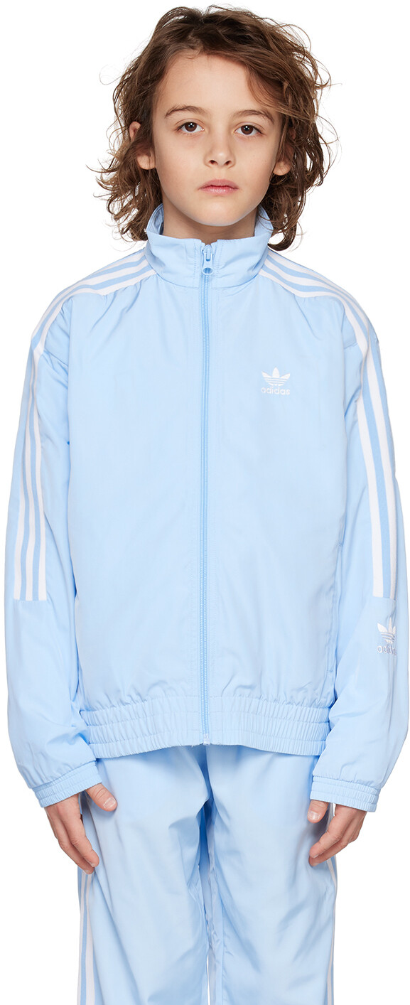 

Детская спортивная куртка Adicolor Big Kids синего цвета adidas Kids