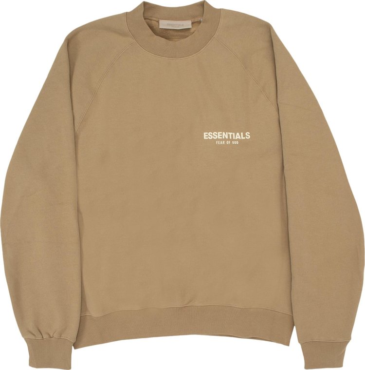 Толстовка Fear of God Essentials Essentials Crewneck 'Oak', зеленый - фото