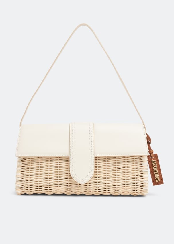 

Сумка JACQUEMUS Le Bambino long Osier bag, бежевый