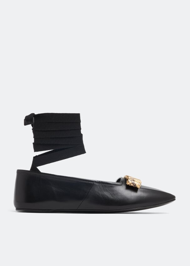 

Балетки GUCCI Double G ballet flats, черный