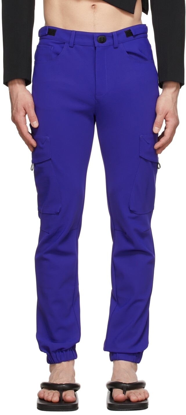 

Эксклюзивные фиолетовые брюки карго SSENSE C+ Coperni