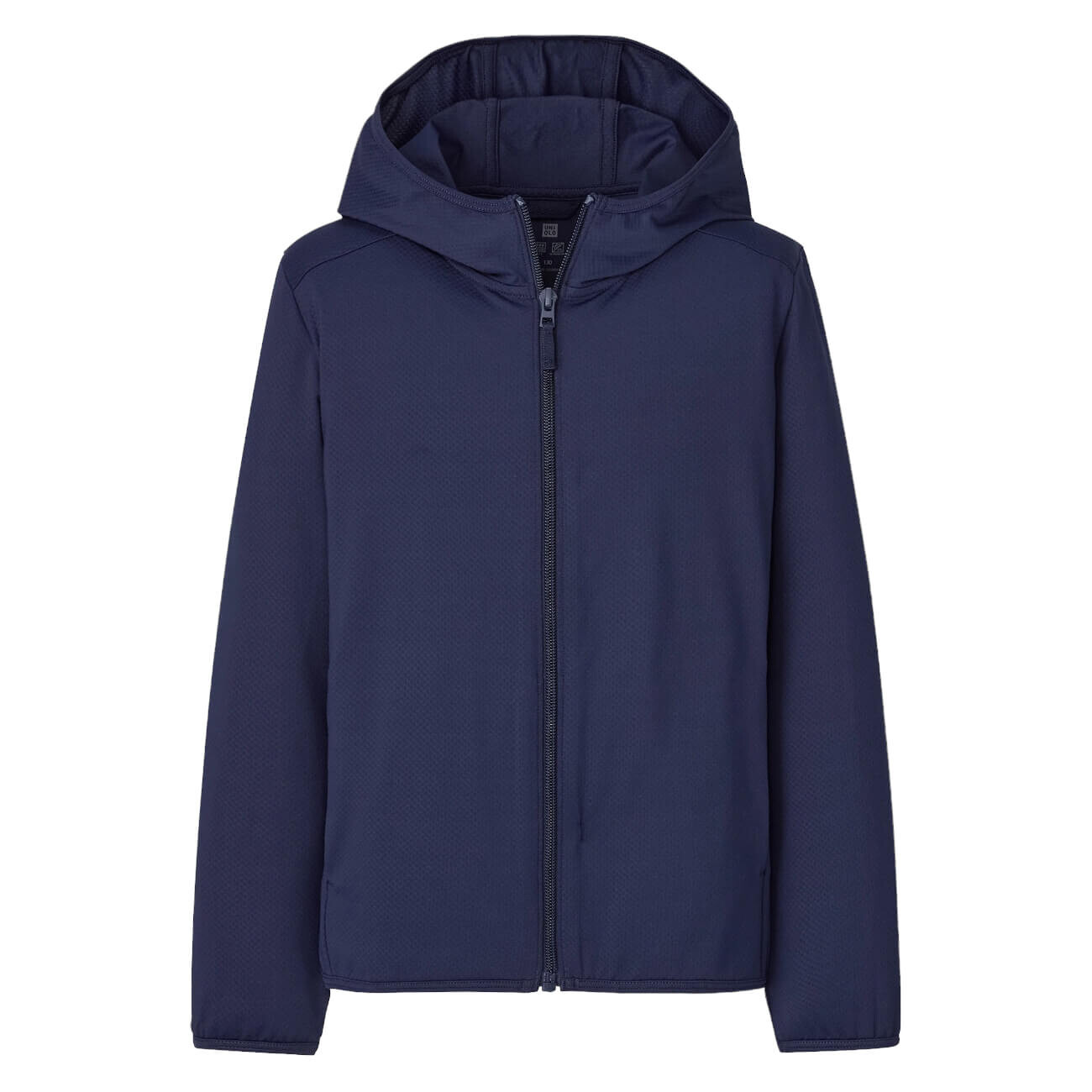 

Толстовка Uniqlo Kids Airism UV Protection Mesh Hooded, темно-синий