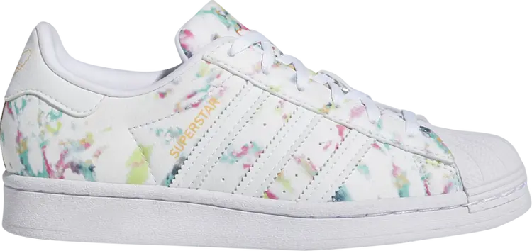 

Кроссовки Adidas Superstar Big Kid 'Watercolor', многоцветный