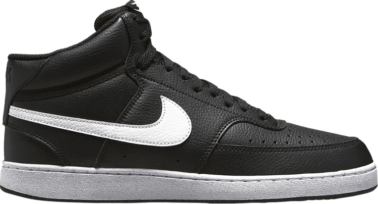 Кроссовки Nike Court Vision Mid Next Nature 'Black White', черный - фото