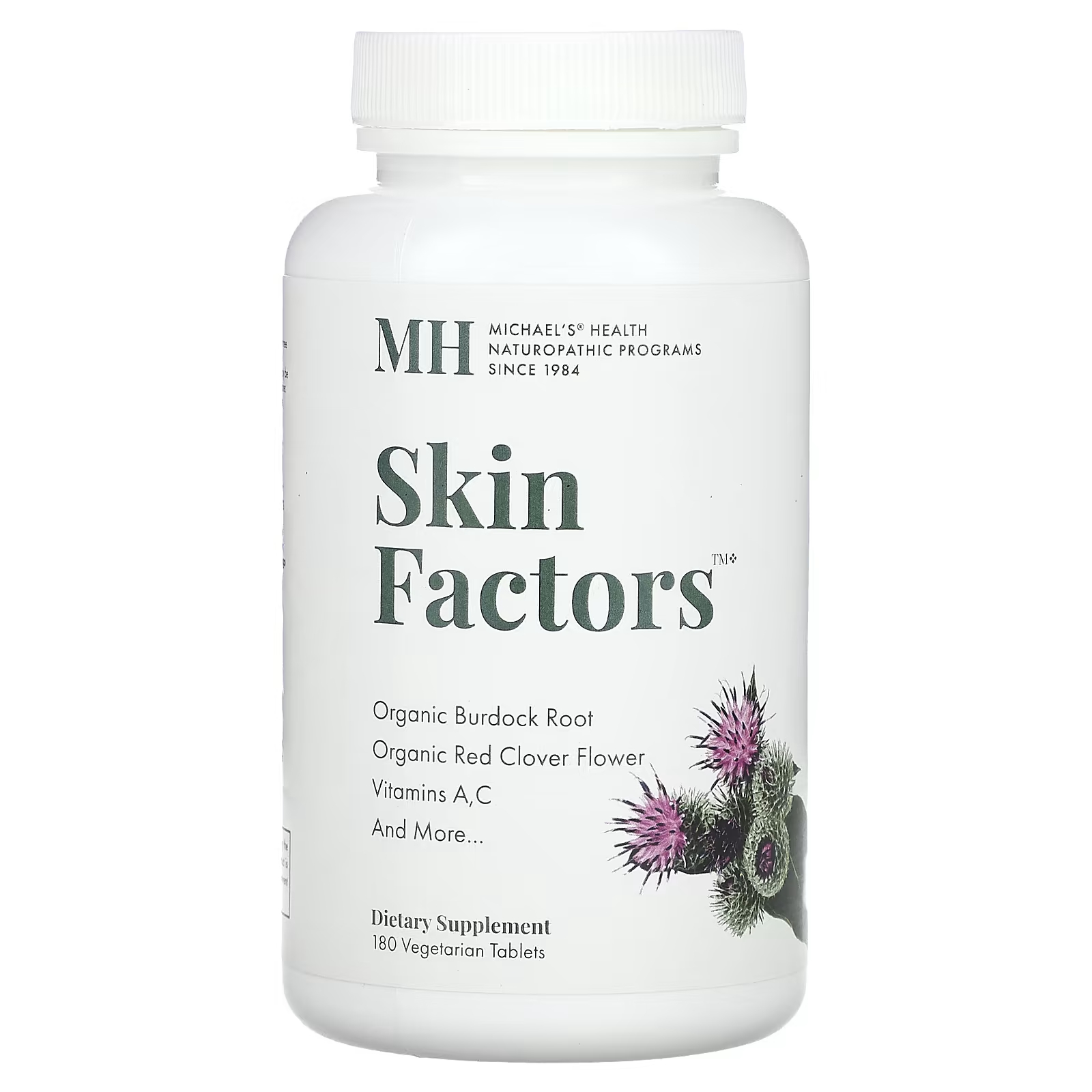 Michael's Naturopathic Skin Factors 180 вегетарианских таблеток michael s naturopathic kidney factors 120 вегетарианских таблеток