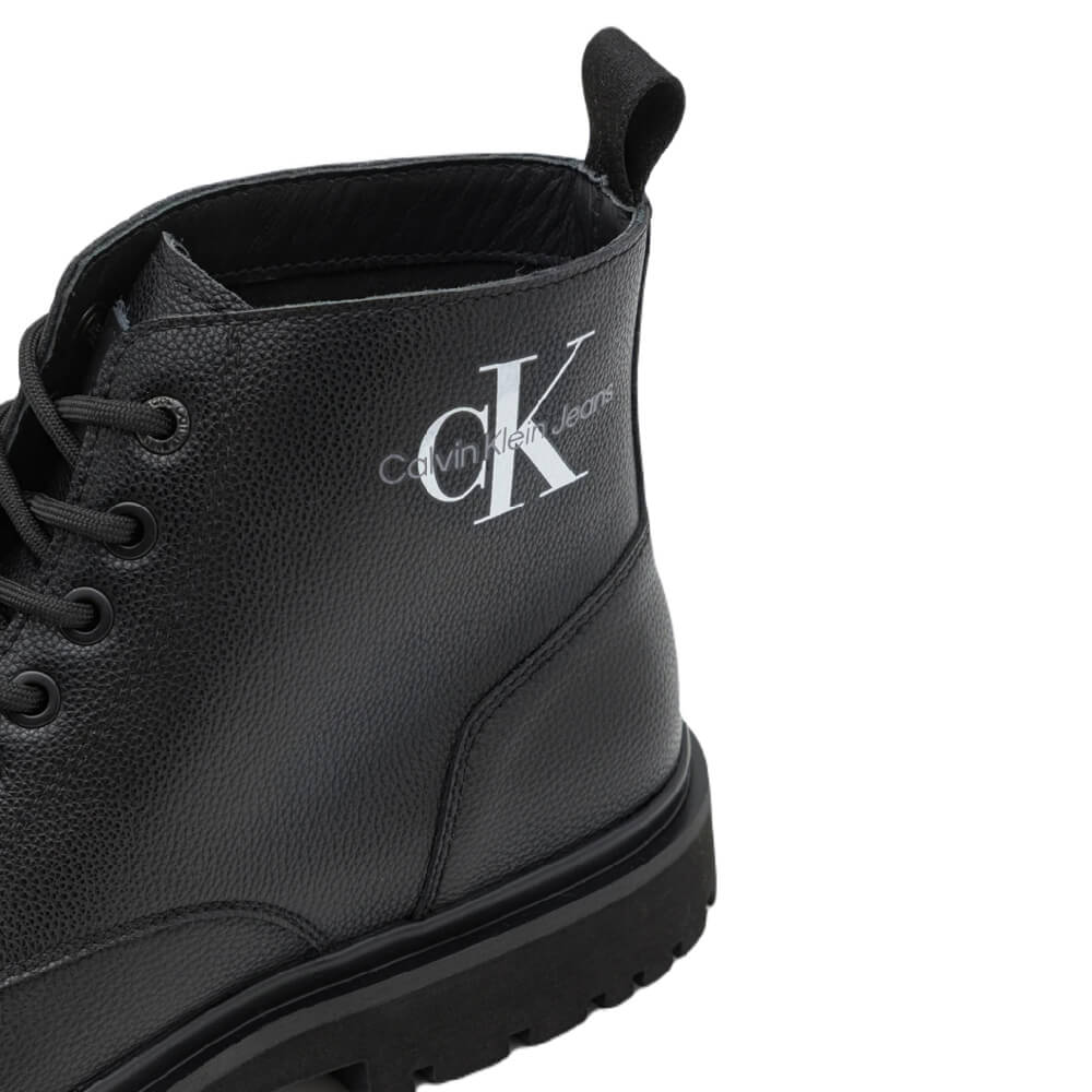 Ботинки Calvin Klein Jeans Lug Mid Laceup Boot, черный – заказать подоступной цене из-за рубежа в «CDEK.Shopping»