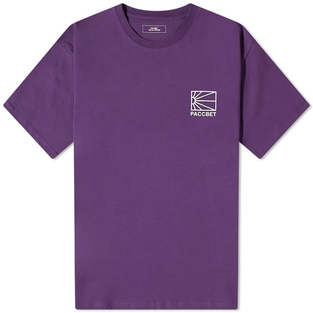 

Футболка PACCBET Small Sun Logo Tee, Фиолетовый