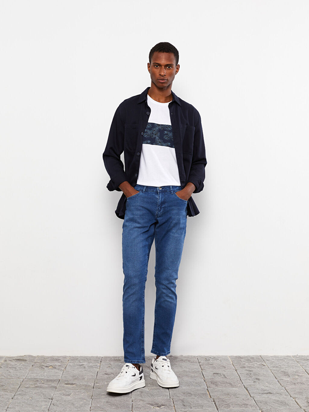 

Мужские джинсовые брюки 750 Slim Fit LCW Eco