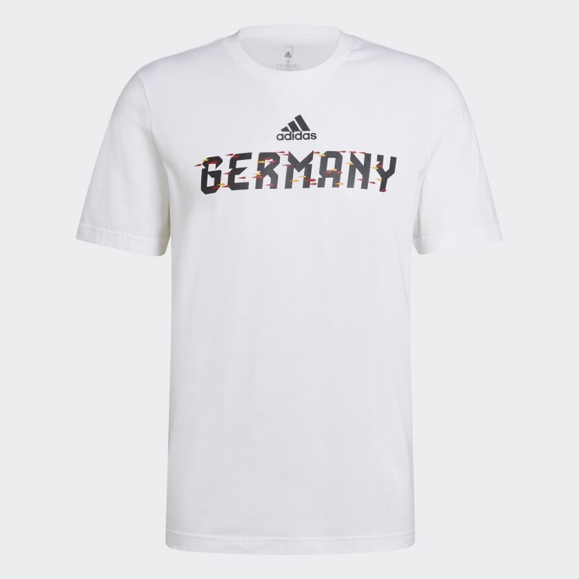 

Футболка Adidas FIFA World Cup 2022 Germany, белый/черный