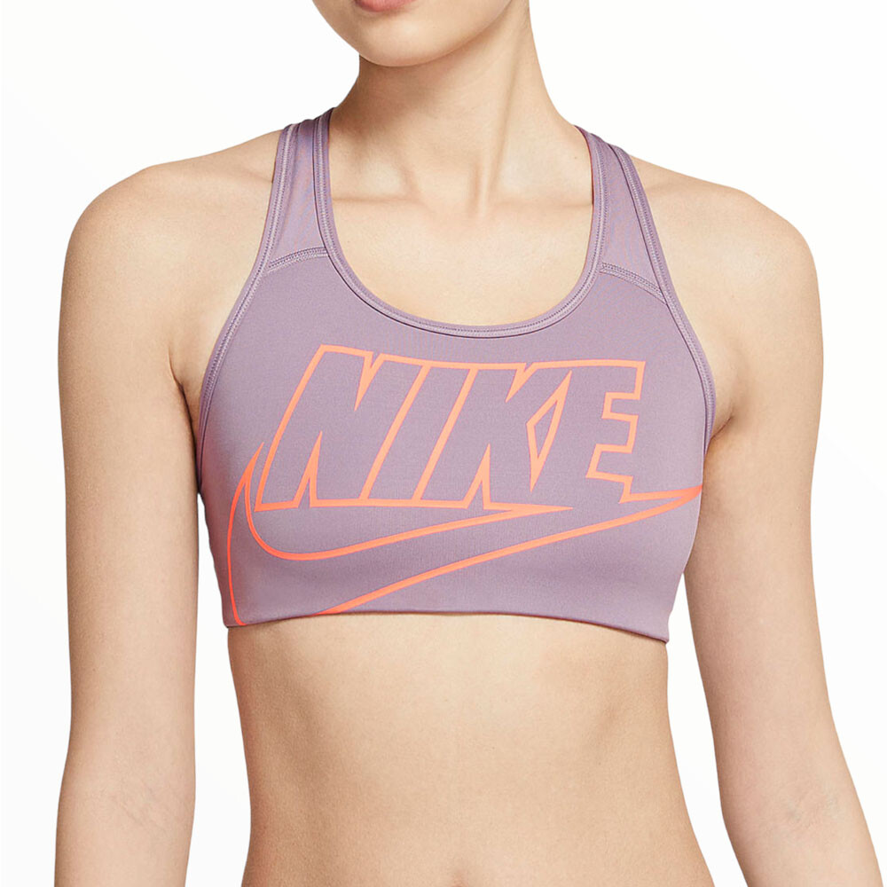 

Спортивный бюстгальтер Nike Swoosh Medium-Support 1-Piece Pad, сиреневый