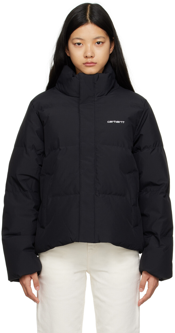 

Черный пуховик Yanie Carhartt Work In Progress