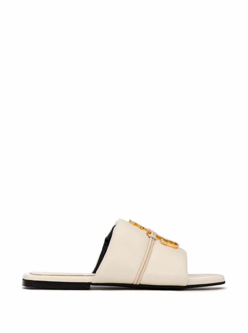 

Кожаные шлепанцы с логотипом JW Anderson