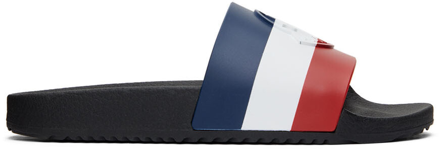 

Детские черные сандалии Basile Moncler Enfant