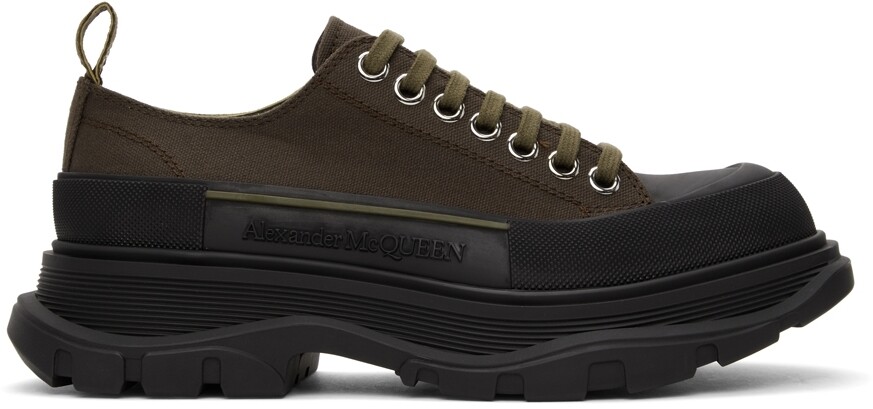 

Низкие кроссовки Tread Slick цвета хаки Alexander McQueen