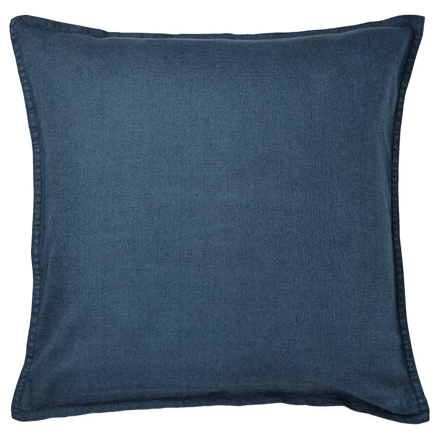чехол на подушку ikea dvargnarv 50x50 см мультиколор Чехол на подушку Ikea Dytag 50x50 см, темно-синий