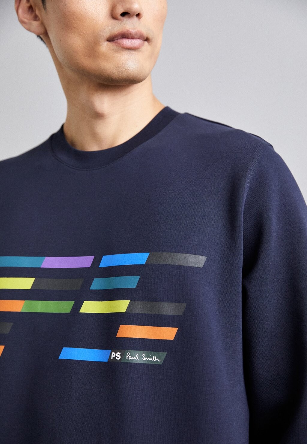 

Спортивный свитер SLANTED LOGO PS Paul Smith, темно-синий