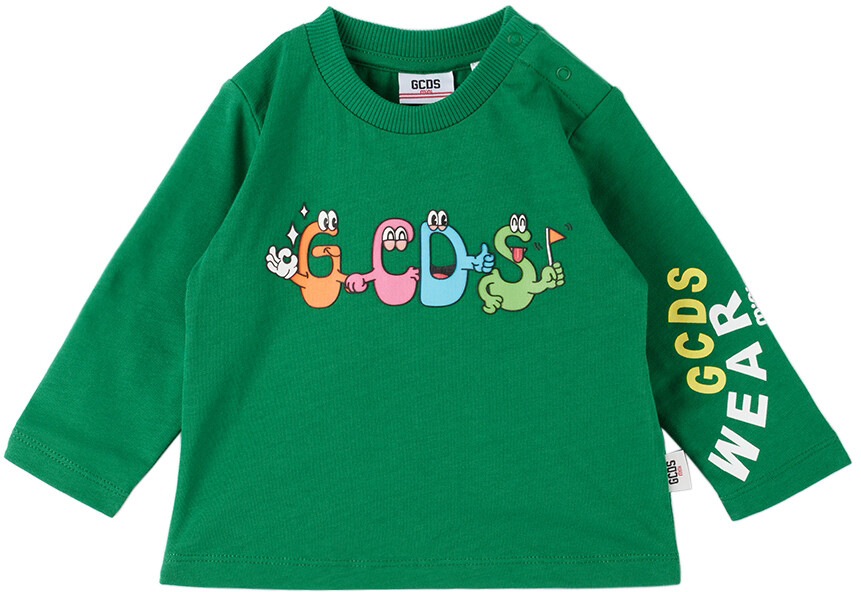 

Детская футболка Off-White с рисунком GCDS Kids