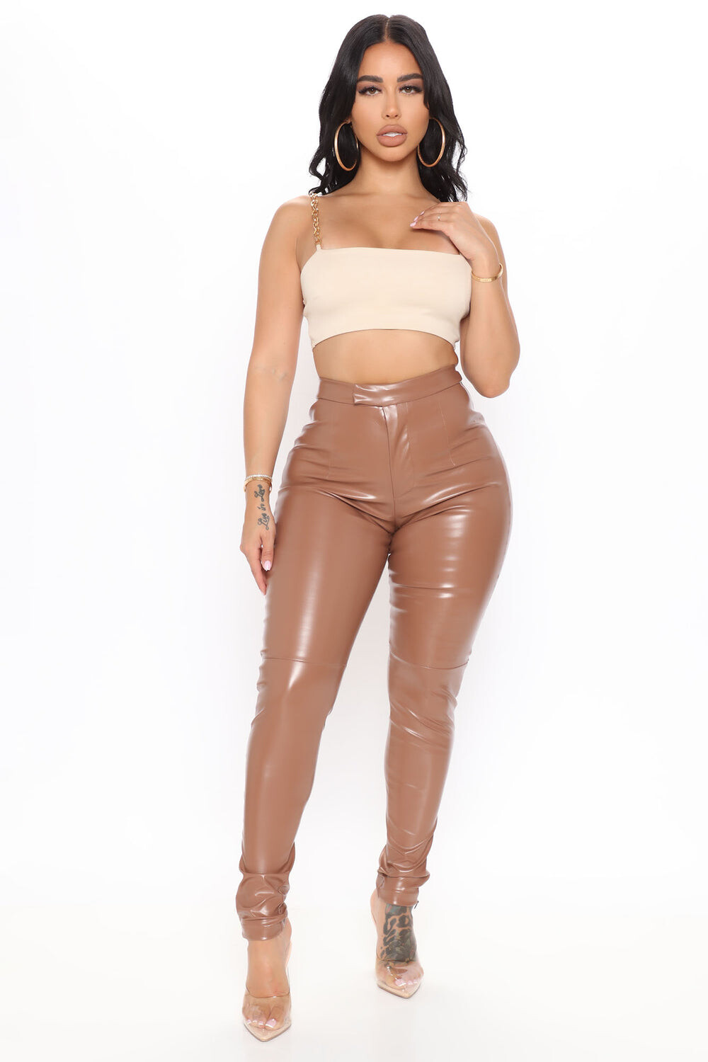 

Брюки Fashion Nova P10228C, коричневый