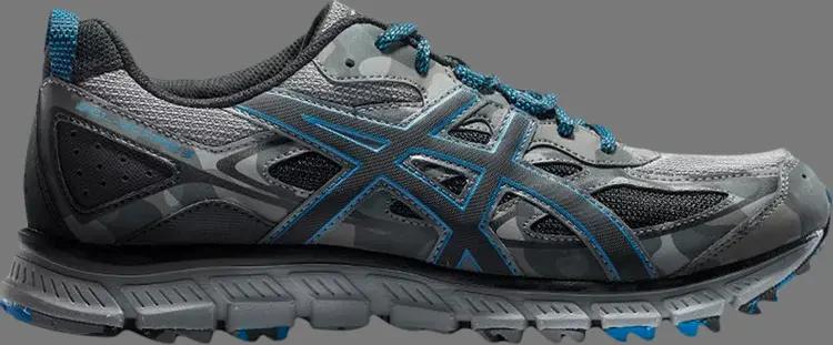 

Кроссовки gel scram 3 'aluminum directoire blue camo' Asics, серый