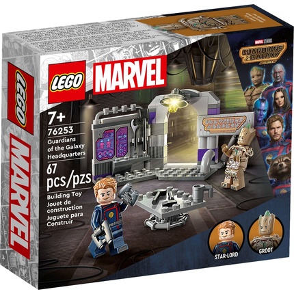 Конструктор LEGO Marvel 76253 Штаб-квартира Стражей Галактики 76253, 67 деталей набор фигурок marvel guardians of the galaxy holiday special star lord mantis