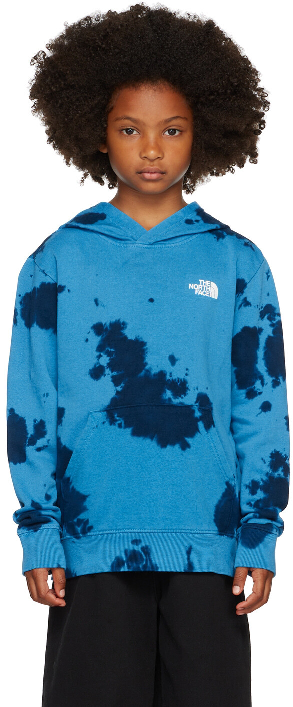 

Детское худи синего цвета Tie-Dye Camp для больших детей The North Face Kids