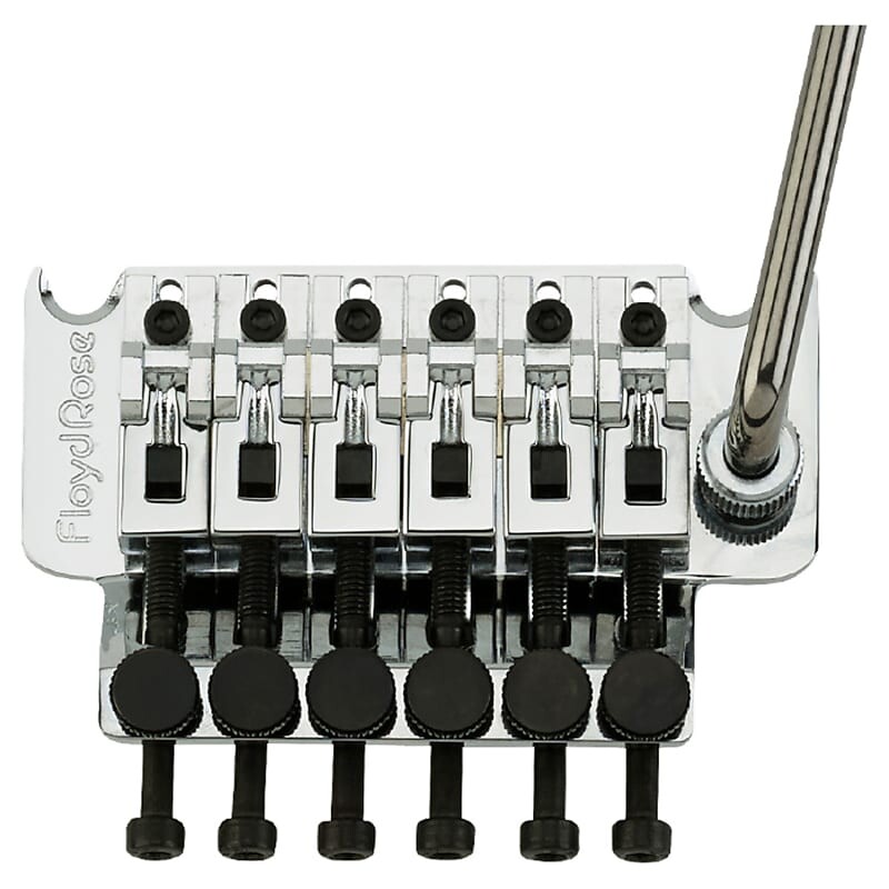 

Оригинальный комплект тремоло Floyd Rose с хромированной гайкой - R2 FRT100 / FRNR2CP