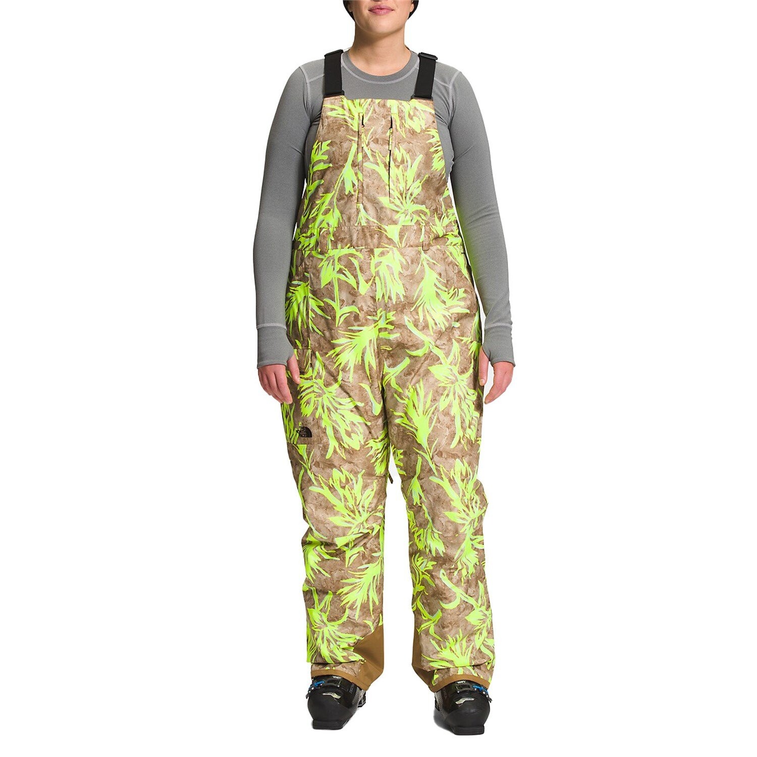 

Нагрудники The North Face Freedom Insulated Plus Tall — женские, коричневый