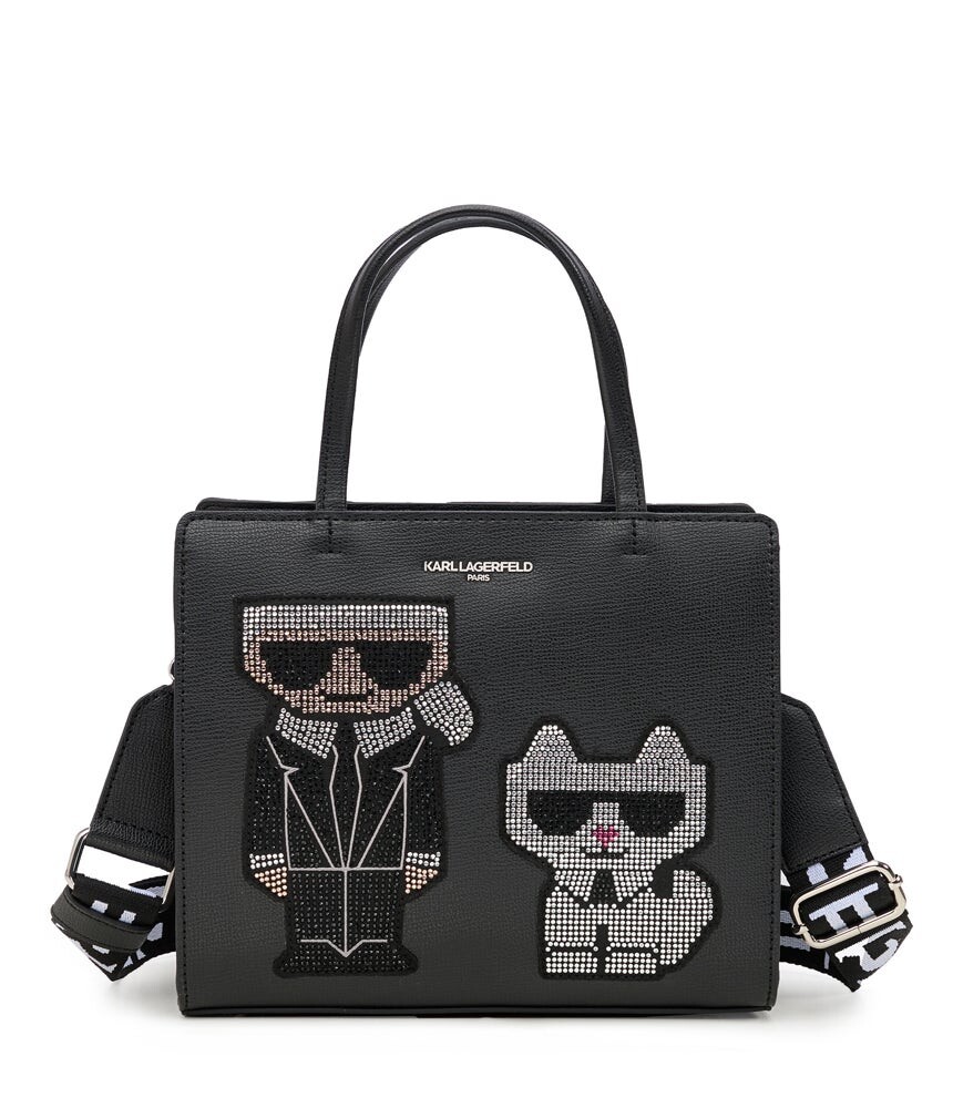 

Сумка maybelle с ручкой вверх Karl Lagerfeld, черный