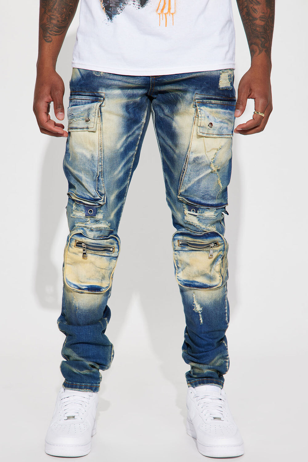 

Джинсы скинни Fashion Nova PRWB1204, синий