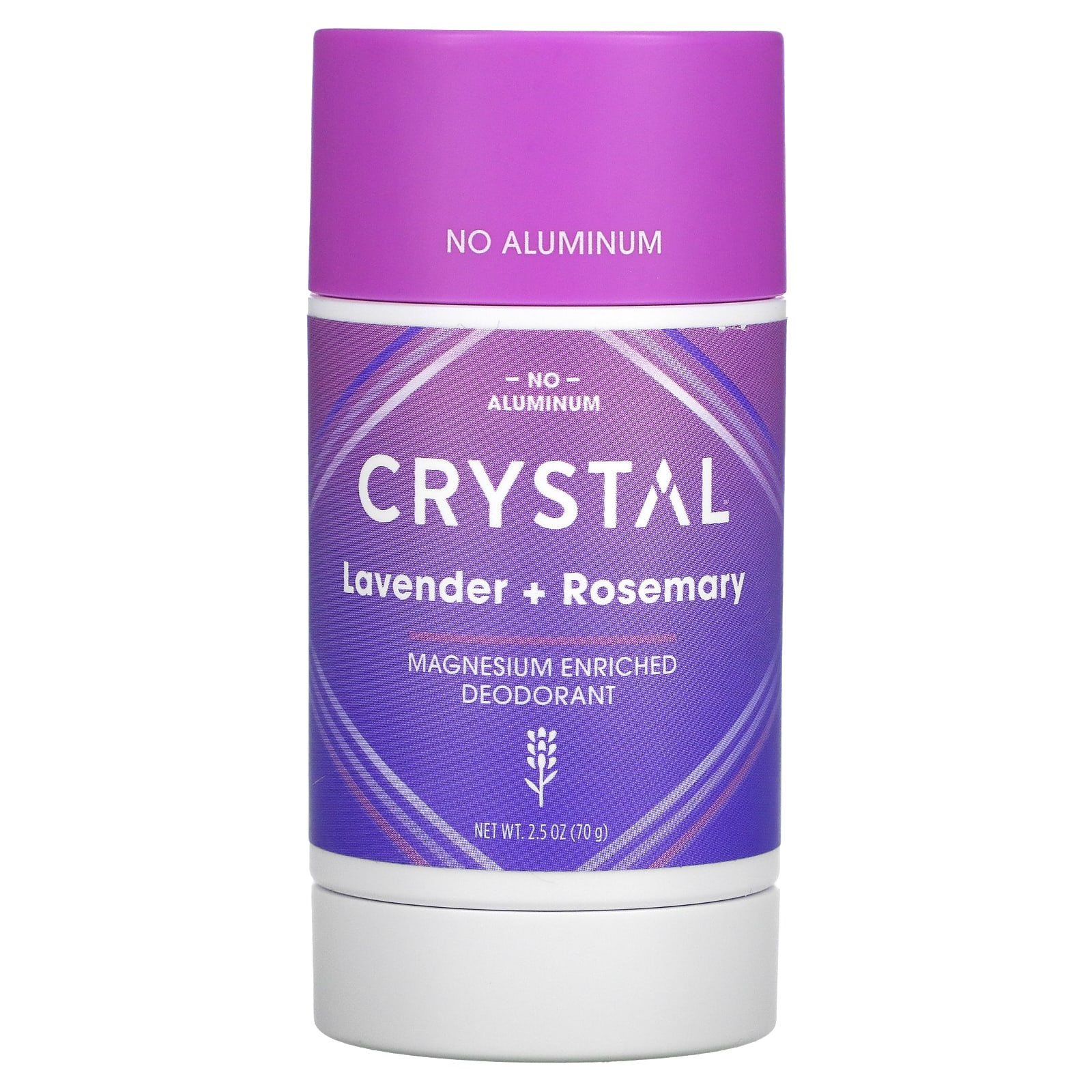 

Обогащенный Магнием Дезодорант Crystal Body Deodorant, лаванда и розмарин, 70 г