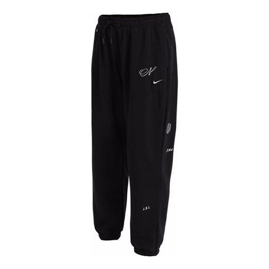 

Спортивные штаны Nike Sportswear Icon Clash Oversized Casual Sports Lacing Breathable Long Pants/Trousers Black, Черный