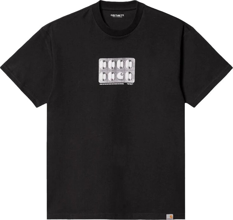

Футболка Carhartt WIP Aces T-Shirt 'Black/White', черный